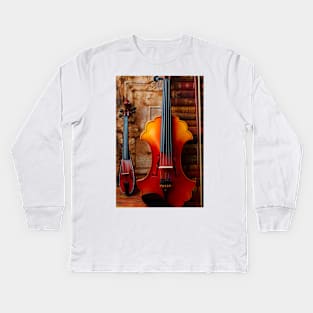 Baroque And Pocket Violins Kids Long Sleeve T-Shirt